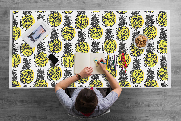Büro-Schreibtischmatte Ananasmuster