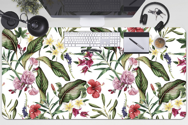 PVC Schreibtischmatte Tropische Blumen