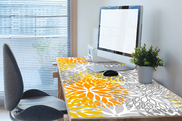 PVC Schreibtischmatte Chrysanthemen.