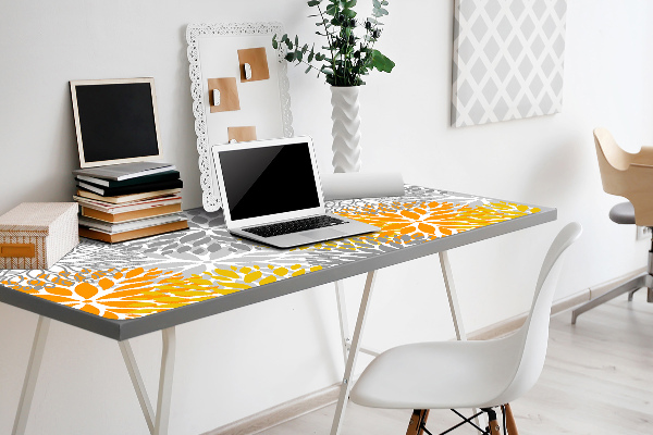 PVC Schreibtischmatte Chrysanthemen.