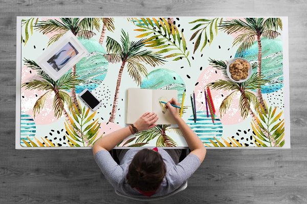 PVC Schreibtischmatte Hawaii Palm.