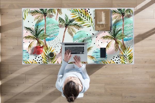PVC Schreibtischmatte Hawaii Palm.