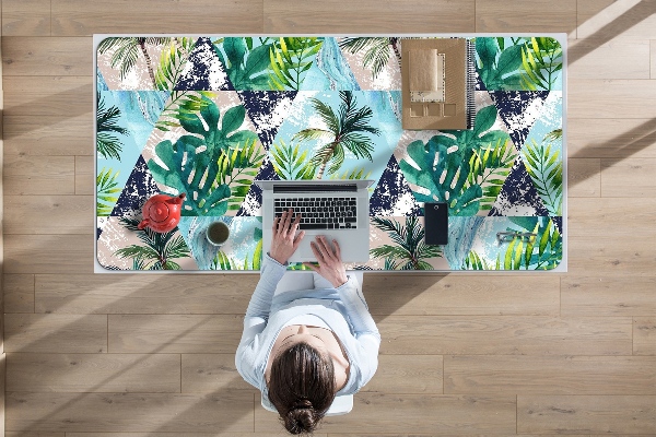 Schreibtisch Unterlegmatte Tropisches Mosaik