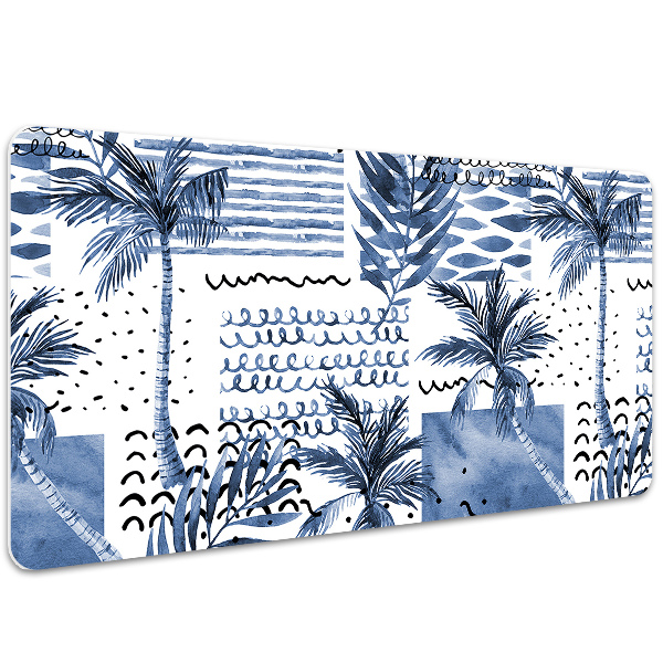 Schreibtischunterlage Blaue Palme