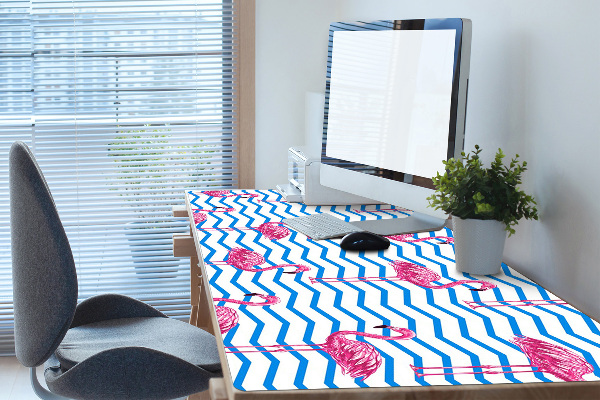 Schreibtisch Unterlegmatte Flamingos
