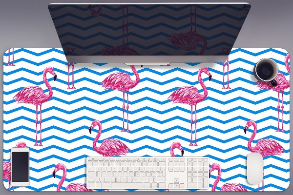 Schreibtisch Unterlegmatte Flamingos
