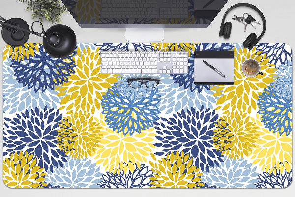 Schreibtisch Unterlegmatte Chrysantheme-Blumen