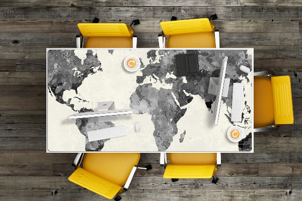 PVC Schreibtischmatte Karte der alten Welt