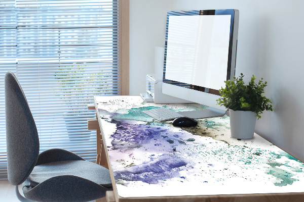 Büro-Schreibtischmatte Bunte Tinte