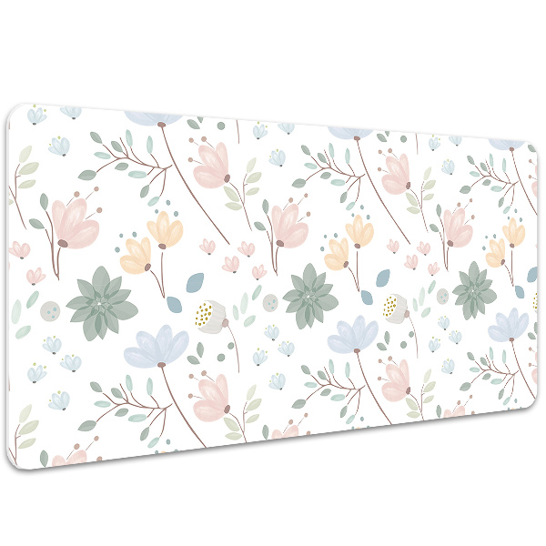 Schreibtisch Unterlegmatte Frühlingsblumen