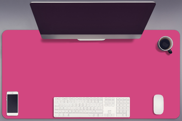 Büro-Schreibtischmatte Rosa