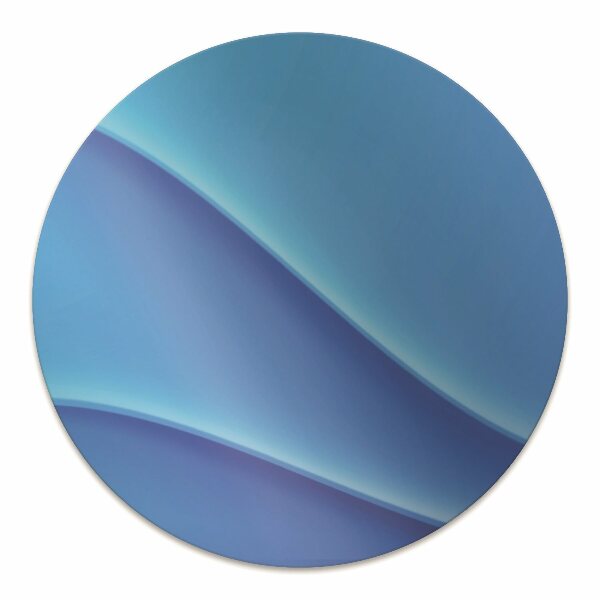 Stuhlunterlage Abstraktionsblau.