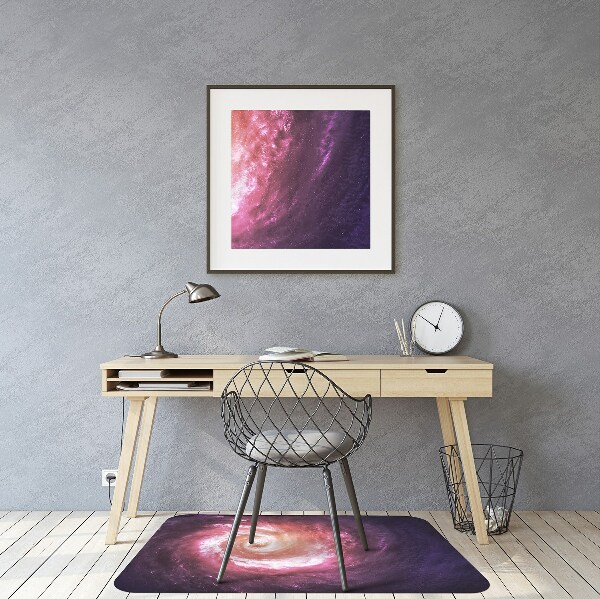 Bürostuhlunterlage Kosmischer Wirbel