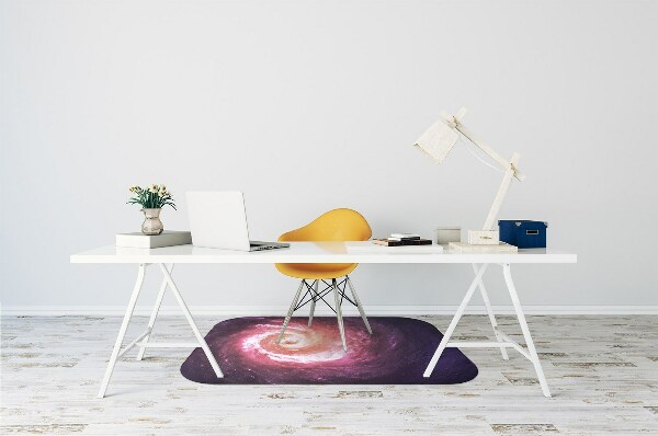 Bürostuhlunterlage Kosmischer Wirbel