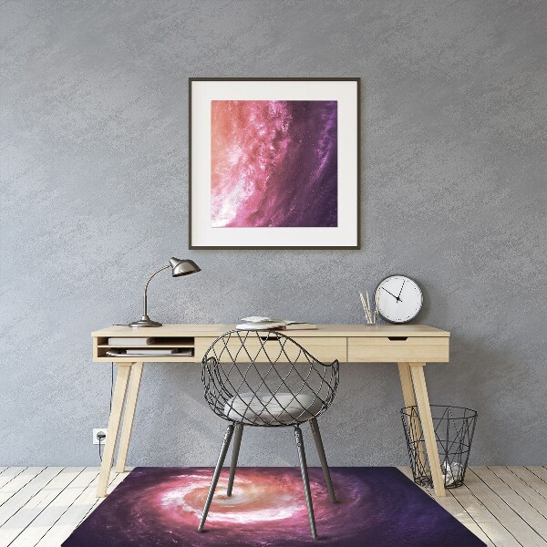 Bürostuhlunterlage Kosmischer Wirbel