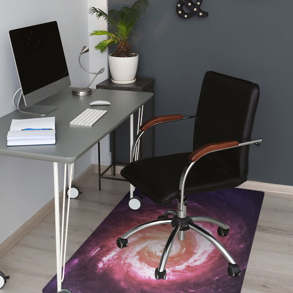 Bürostuhlunterlage Kosmischer Wirbel