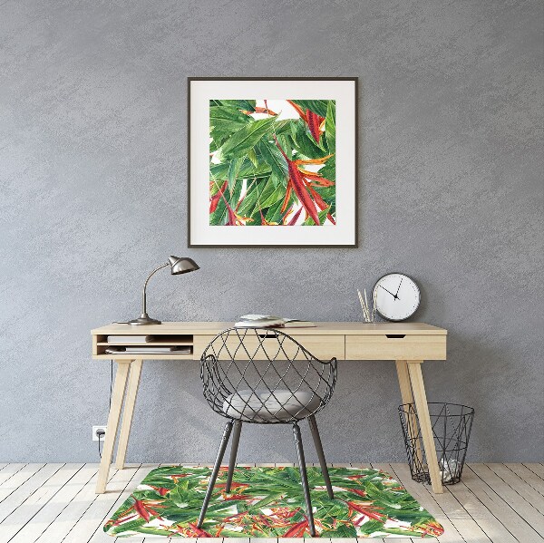 Bodenschutzmatte Exotische Blumen