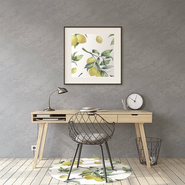Stuhlunterlage Gelbe Zitronen