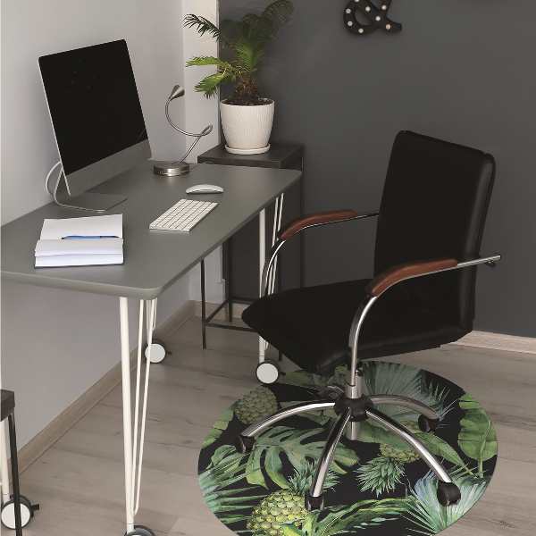 bodenschutzmatte bürostuhl Ananas