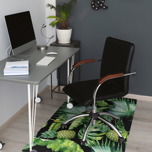 bodenschutzmatte bürostuhl Ananas