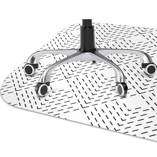 Stuhlmatte für Hartböden Geometrisches Muster