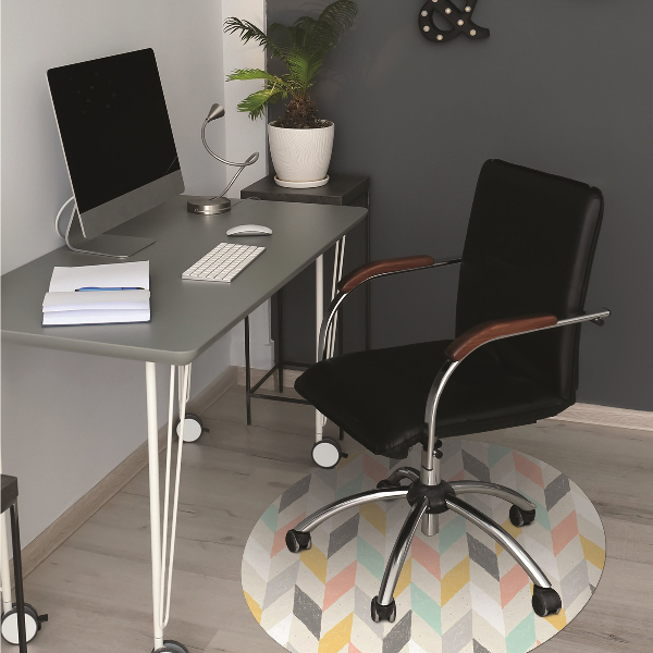 bodenschutzmatte schreibtischstuhl Wallpaper in Hringbone.