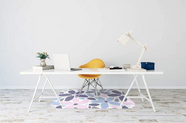 Stuhlmatte Geometrische Blumen