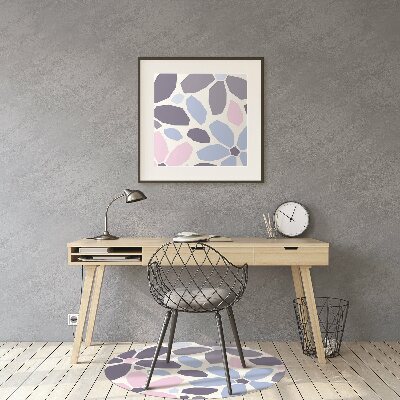 Stuhlmatte Geometrische Blumen