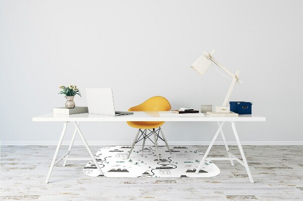 Stuhlmatte für Hartböden Reisethema