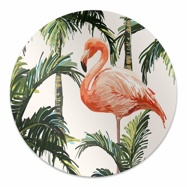 bodenschutzmatte schreibtischstuhl Flamingos