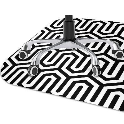 Stuhlmatte für Hartböden Geometrisches Muster