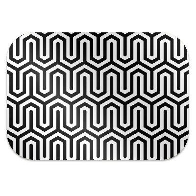 Stuhlmatte für Hartböden Geometrisches Muster