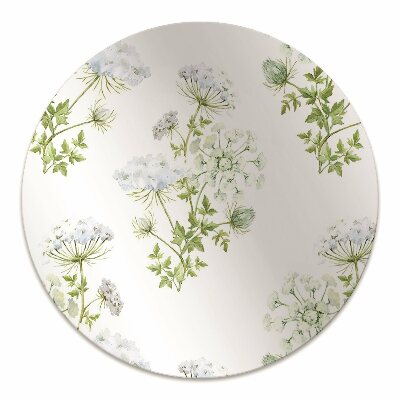 Stuhlmatte für Hartböden Zarte Blumen