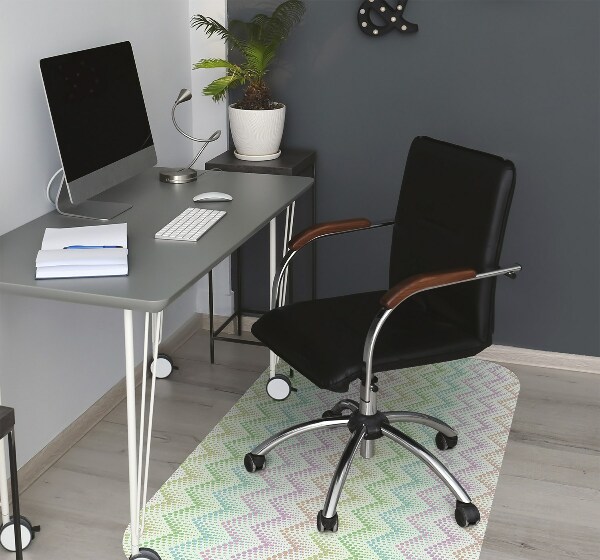 Stuhlunterlage Punkte in Herringbone.