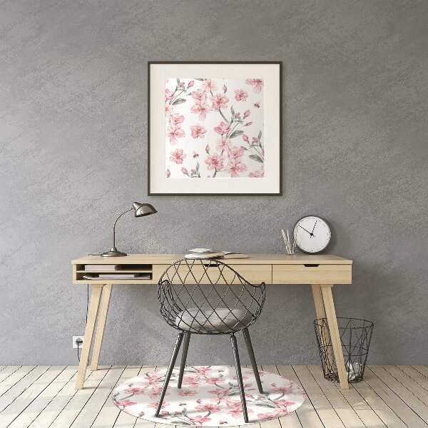 Stuhlmatte Subtile Blumen