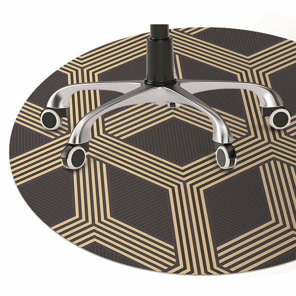 Stuhlmatte für Hartböden Geometrisches Muster