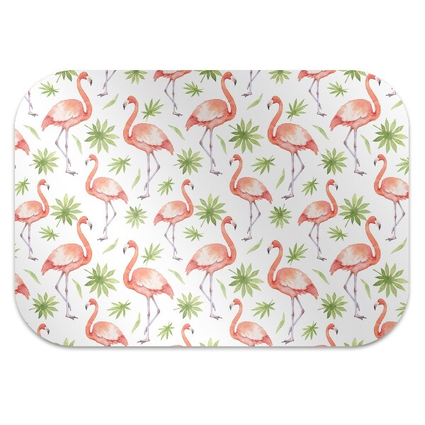 Stuhlmatte für Hartböden Flamingos