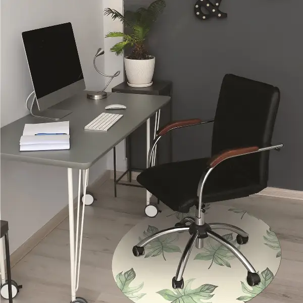 Bürostuhlunterlage Tropische Blätter