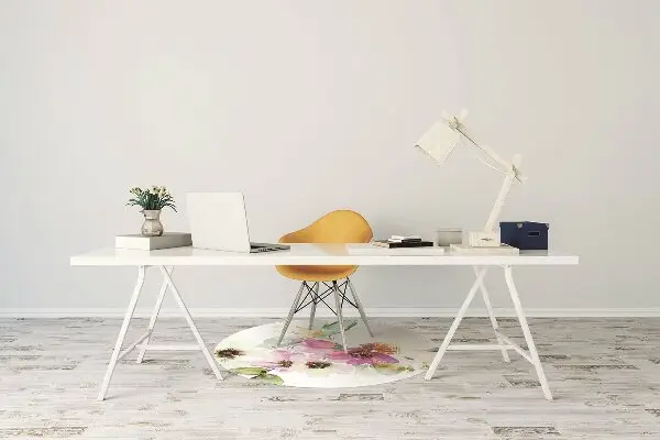 bodenschutzmatte bürostuhl Blumenstrauß