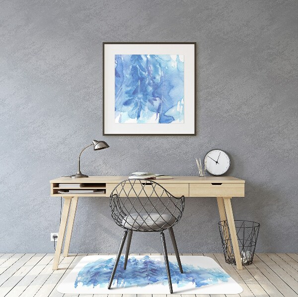 Bodenschutzmatte Aquarell Winterwald