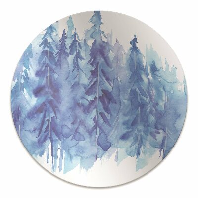 Bodenschutzmatte Aquarell Winterwald