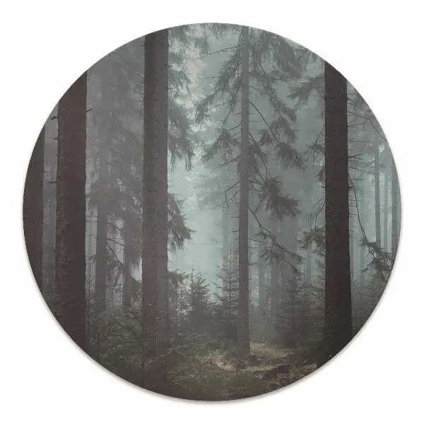 Bürostuhlunterlage Nebeliger Wald