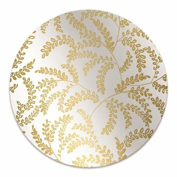 bodenschutzmatte schreibtischstuhl Goldene Blätter