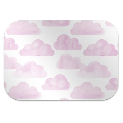 Bodenschutzmatte Rosa Wolken