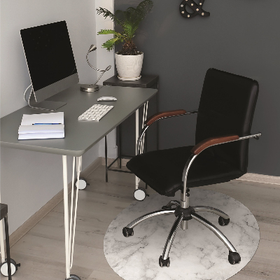 Stuhlmatte weisser Marmor