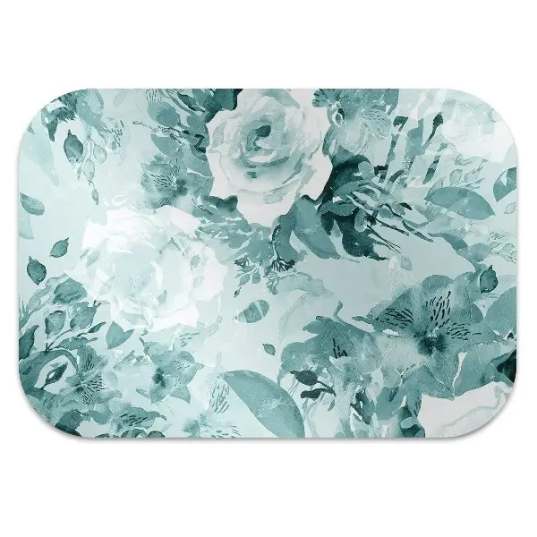 Bodenschutzmatte Blaue Blumen