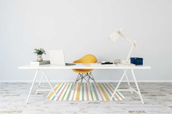 Stuhlmatte Bunte Linien