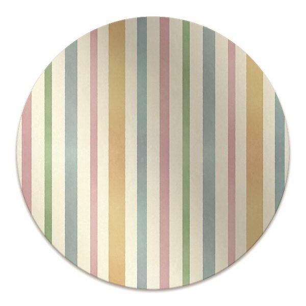 Stuhlmatte Bunte Linien