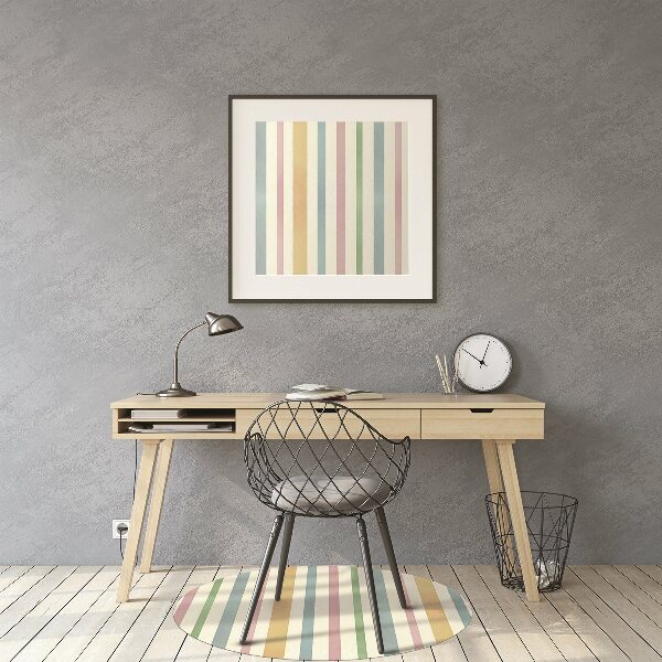 Stuhlmatte Bunte Linien