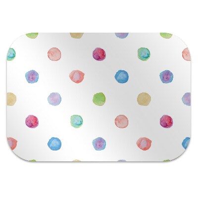 Bodenschutzmatte Bunte Punkte